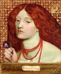 Srdcová královna, 1860 (panel)